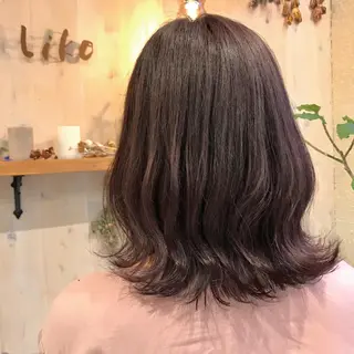 ミディアム カラー 透明感カラー/ 寺田千雅子のヘアスタイル