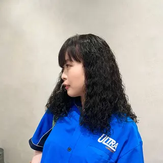 ロング カラー パーマ CANAAN hair salon 表参道店所属・🌿‬ナチュラルヘア /パーマ/蒼真🍃のヘアスタイル
