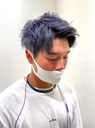 メンズ CHIBA/マンツー マン/艶髪と透け感のヘアスタイル