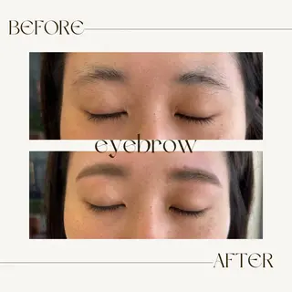 アイブロウ ハイトーン/暖色/ 眉/メイク/Rinaのヘアスタイル