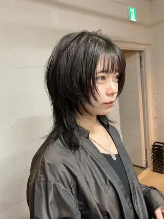 ミディアム tokute Takahashiのヘアスタイル