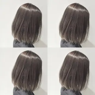 ミディアム カラー パーマ ヘアアレンジ tocca所属・毎月通える価格♪ 杉本真基のヘアスタイル