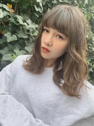 ミディアム 💈ホリ ダイキ💈のヘアスタイル