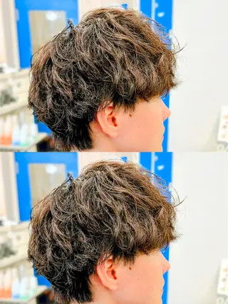 メンズ パーマ メンズパーマ/ボブ/ レイヤー店長えのもとのヘアスタイル