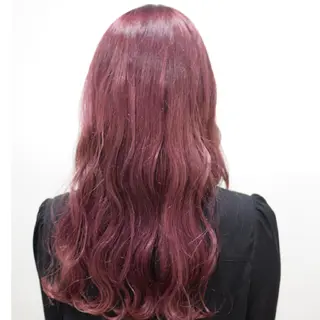 ロング カラー デザインカラー 小西勇次のヘアスタイル