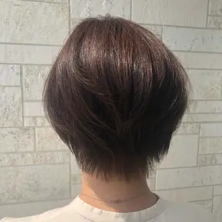 ショート カラー Glad   中嶋 政文のヘアスタイル