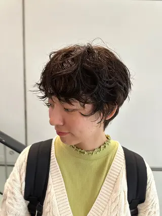 ショート パーマ kako　ショート ボブのヘアスタイル