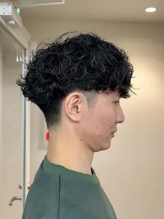 ショート メンズ パーマ メンズパーマ/ メンズカット/タクヤのヘアスタイル