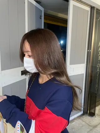 ロング カラー miloc那覇 MIKUのヘアスタイル