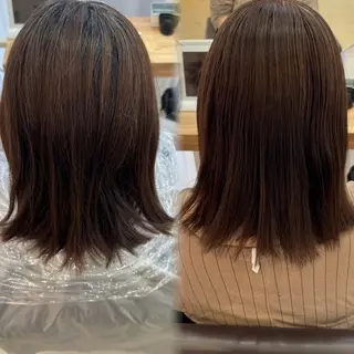 ミディアム lapereau ayanaのヘアスタイル