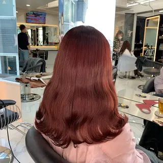 ロング カラー ZYNX所属・MAHIRO/複雑 履歴/ハイトーンのヘアスタイル