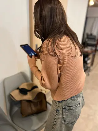 セミロング カラー トレンドと似合わせ/ マンツーマン/西上楓のヘアスタイル