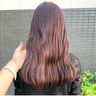 ロング カラー パーマ ヘアアレンジ メンズ キッズ ネイル マツエク・マツパ アイブロウ EMANON梅田店所属・前川 朋香のヘアスタイル