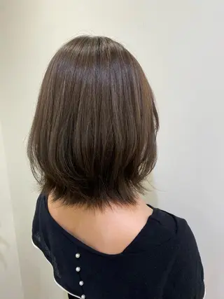 ミディアム カラー マツモト カラー/ショートボブのヘアスタイル