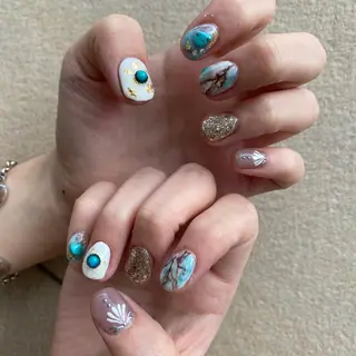 ショート カラー ヘアアレンジ ネイル マツエク・マツパ 💓💓彩 音💓💓のマツエク・マツパデザイン