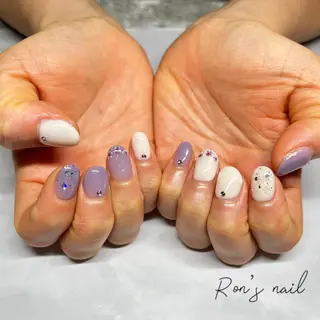 ネイル Ron's nail 笹岡のネイルデザイン