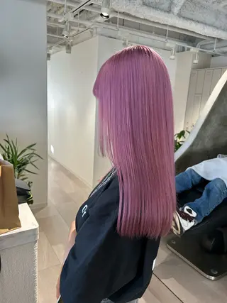 セミロング ior北千住【イオール】所属・YU(ハイトーン/ ブリーチカラー)のヘアスタイル