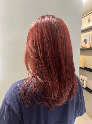 セミロング カラー flamme 🫧yumiのヘアスタイル