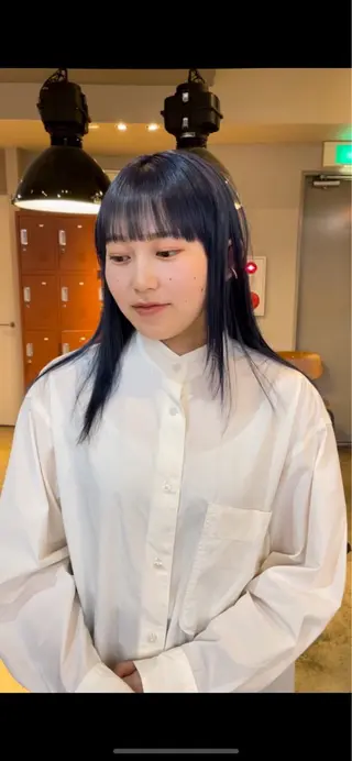 セミロング ブリーチ矯正/ ブリーチ特化mikaのヘアスタイル