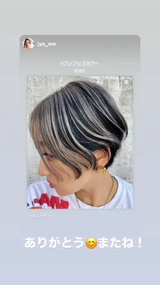 ショート tnbtokyo所属・夏休み🉐メニュー シールエクステ専門のヘアスタイル