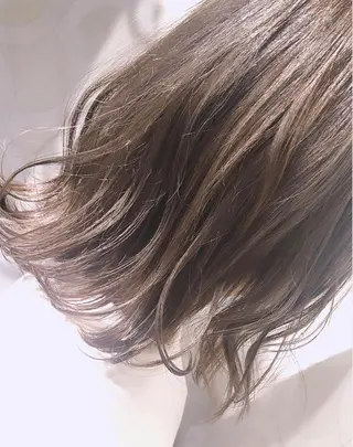 ミディアム カラー 韓国ヘア ♡tomimaのヘアスタイル