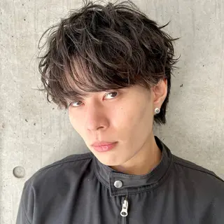 メンズ フェザーパーマ🌙 毛流れ yuzukiのヘアスタイル