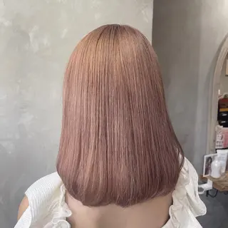 ミディアム カラー 梅田美容室 山崎海波のヘアスタイル