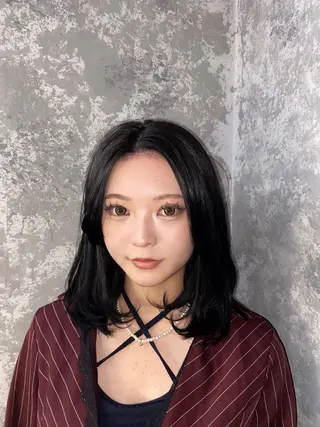 ミディアム ハイライト/カット ひより🎀🎀のヘアスタイル