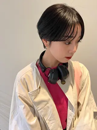 ショート カラー MARU レイヤー/パーマのヘアスタイル