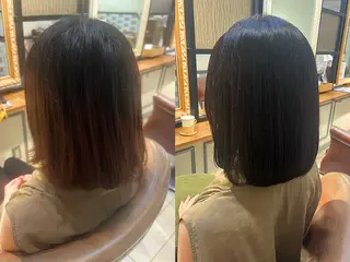 カラー イケハラ ナナミのヘアスタイル
