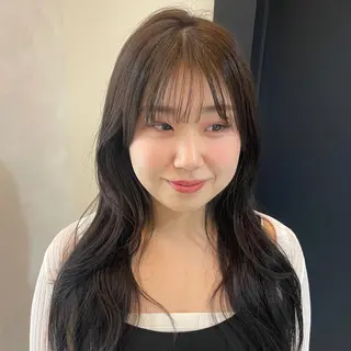 ロング KAHO 大阪カラーモデル募集のヘアスタイル