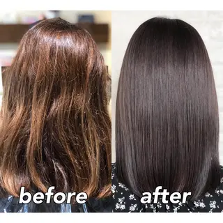 ミディアム カラー KIZU 髪質改善 オカルト怪談のヘアスタイル