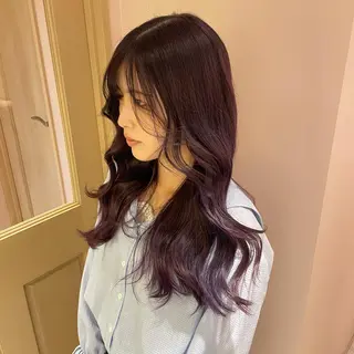 ロング マホ/日吉/髪質改善 /レイヤー/ガーリーのヘアスタイル