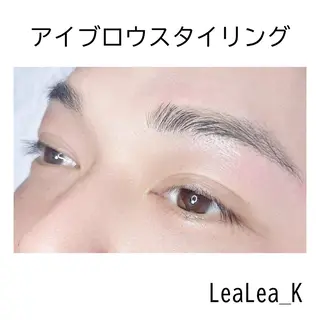 アイブロウ LeaLea_K MIZUKIのマツエク・マツパデザイン