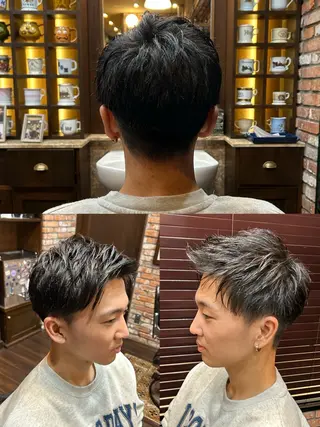 ショート メンズ ありが みさのヘアスタイル