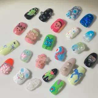 ネイル nano/きもかわ nail🐬🫧のネイルデザイン