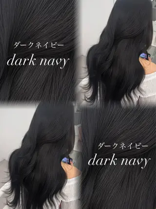 ロング 韓国レイヤーカット 難波のヘアスタイル