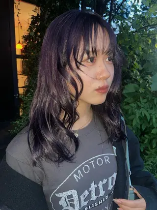 セミロング カラー 太田 妃香/岡崎美容室のヘアスタイル