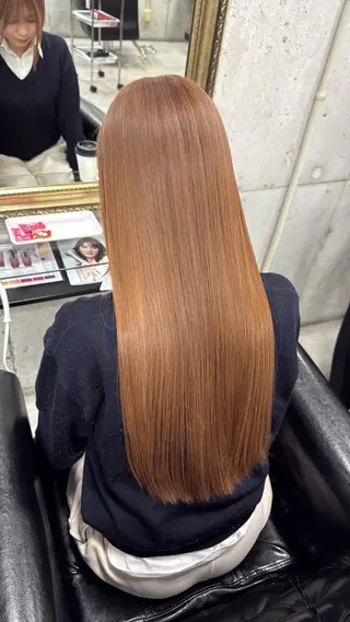 ロング カラー LUNON所属・🦄サラツヤ仙人🦄 ✂️益田朱朔✂️のヘアスタイル