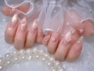 ロング Moomi あずりのネイルデザイン