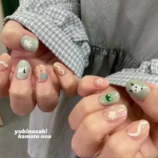 ネイル ゆびノさき茨木店 ニュアンス/アートのネイルデザイン