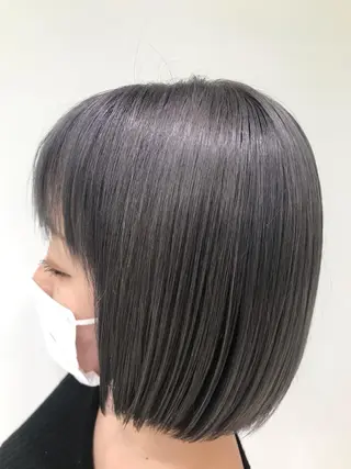 ミディアム 下條 真のヘアスタイル