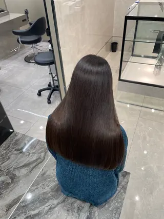 ロング ハルキミナトジャパン所属・藤田優介 [大宮/縮毛矯正]のヘアスタイル