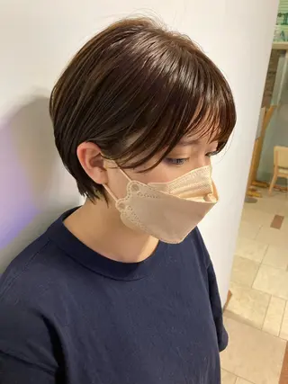 ショート カラー メンズヘア/透明感 カラー/ayatoのヘアスタイル