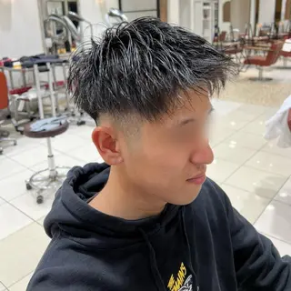 メンズ メンズ特化/勝田駅/ 佐和駅/鈴木輝瑠/のヘアスタイル