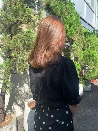 ミディアム No1韓国風レイヤー &カチモリ✨ /サキのヘアスタイル