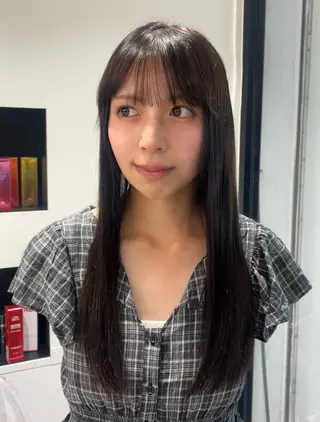ロング カラー トレンドスタイル SAE🖤✨のヘアスタイル