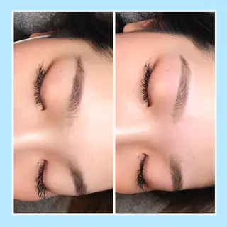 アイブロウ L’oeillet所属・🌊🌊__ juna__のマツエク・マツパデザイン