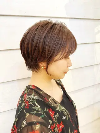 ショート newline銀座所属・銀座ショート/ 大人ショート/金子涼のヘアスタイル
