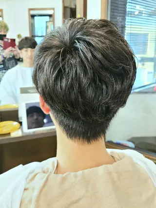 ショート パーマ メンズ 【大宮】デザイナー Anne 諳 アンのヘアスタイル